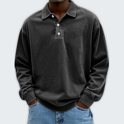 Evan | Camisa Vintage de Manga Larga