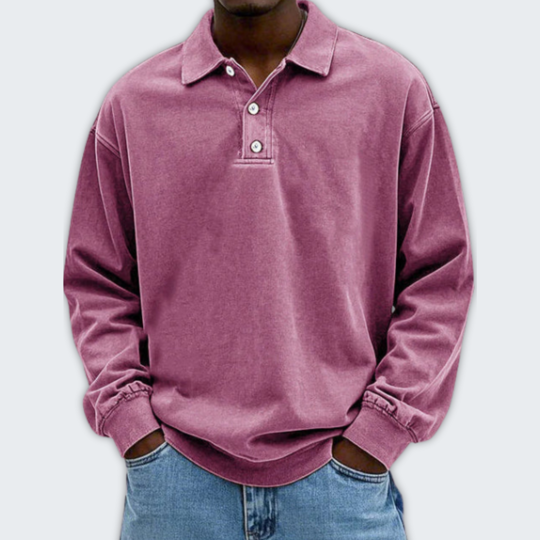 Evan | Camisa Vintage de Manga Larga