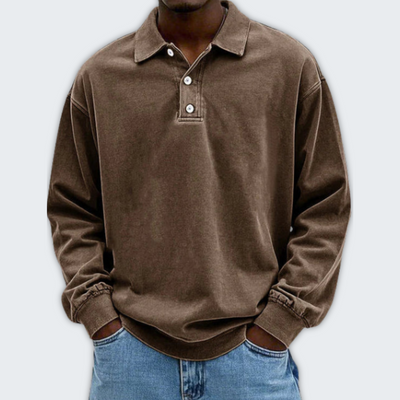 Evan | Camisa Vintage de Manga Larga