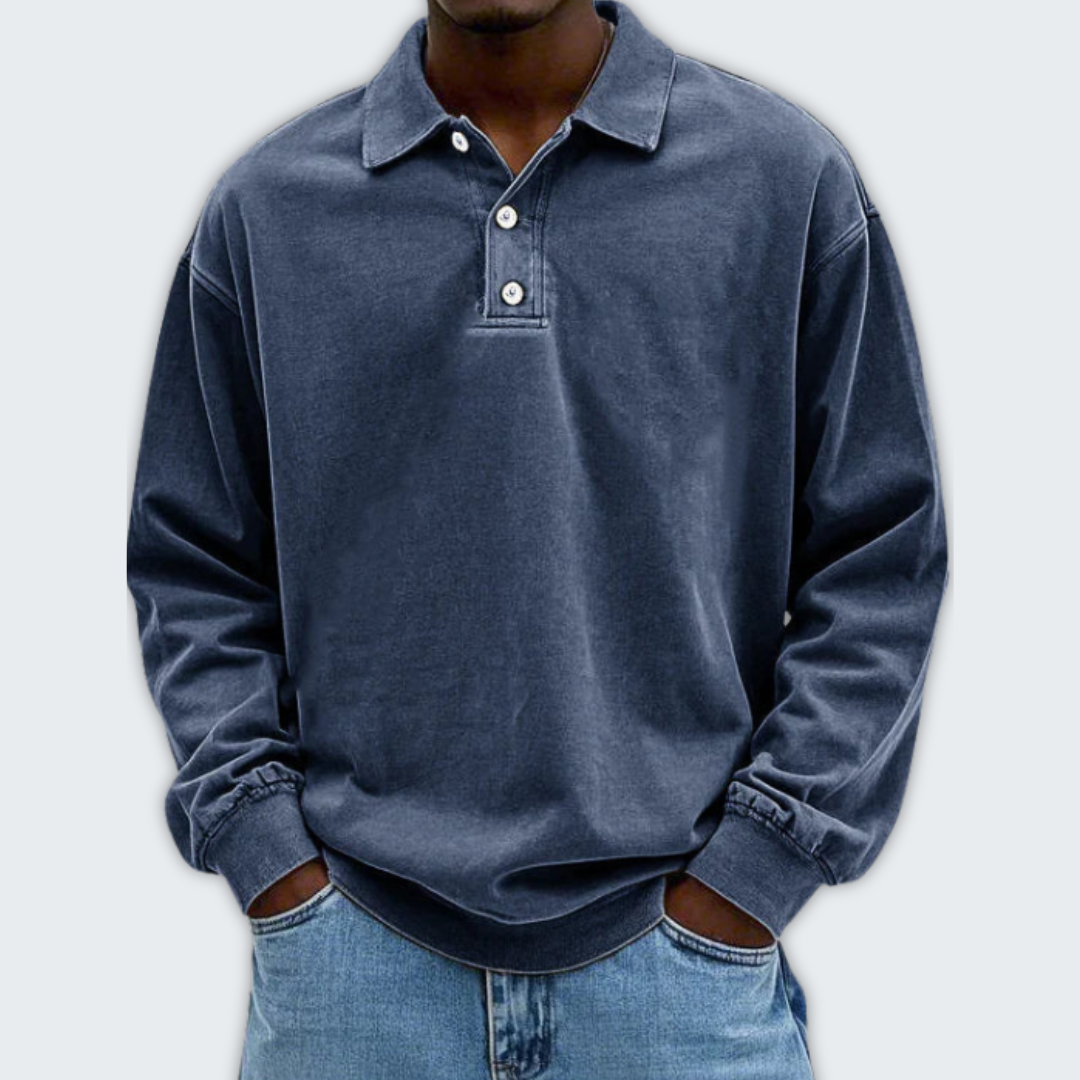 Evan | Camisa Vintage de Manga Larga