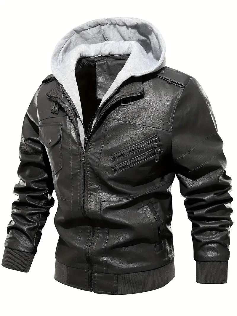Antony | Chaqueta Biker con Capucha