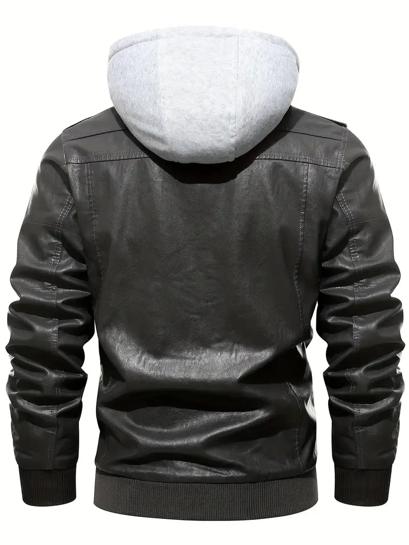 Antony | Chaqueta Biker con Capucha