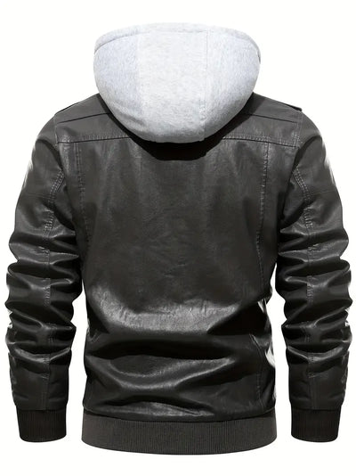Antony | Chaqueta Biker con Capucha