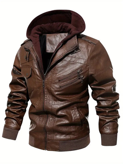 Antony | Chaqueta Biker con Capucha