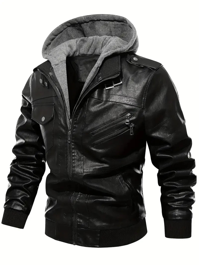 Antony | Chaqueta Biker con Capucha