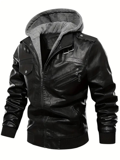 Antony | Chaqueta Biker con Capucha