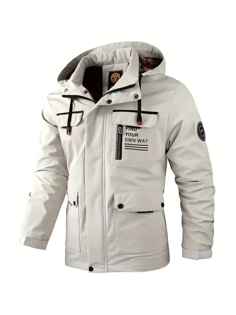 David | Chaqueta Impermeable para Hombre