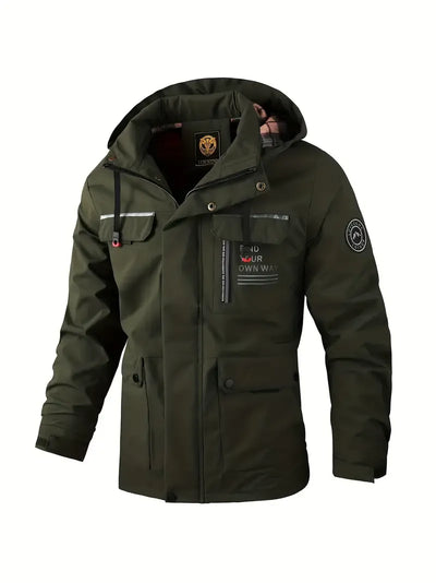 David | Chaqueta Impermeable para Hombre
