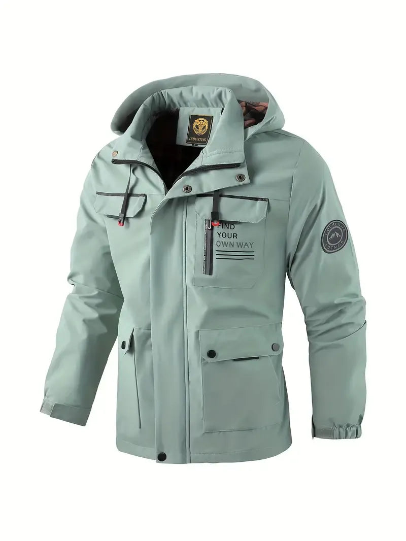 David | Chaqueta Impermeable para Hombre