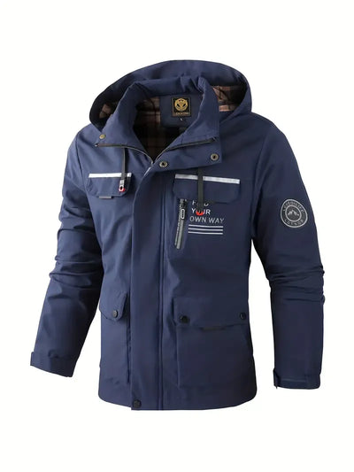 David | Chaqueta Impermeable para Hombre
