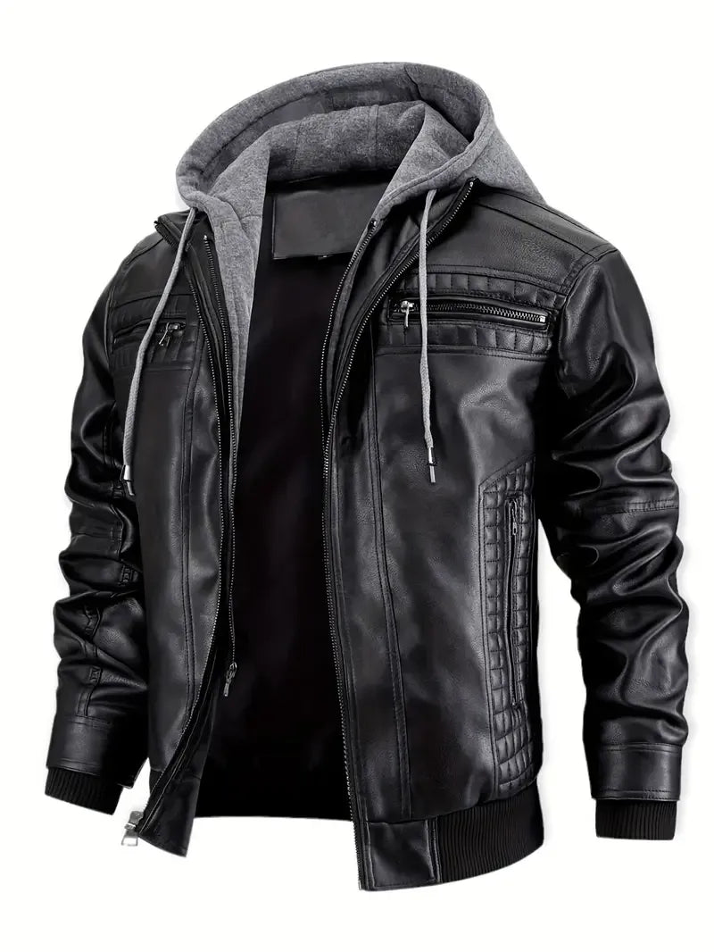 Enrique | Chaqueta Biker con Capucha