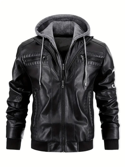 Enrique | Chaqueta Biker con Capucha