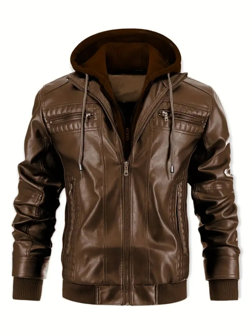 Enrique | Chaqueta Biker con Capucha