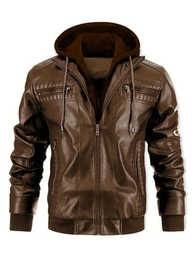 Enrique | Chaqueta Biker con Capucha