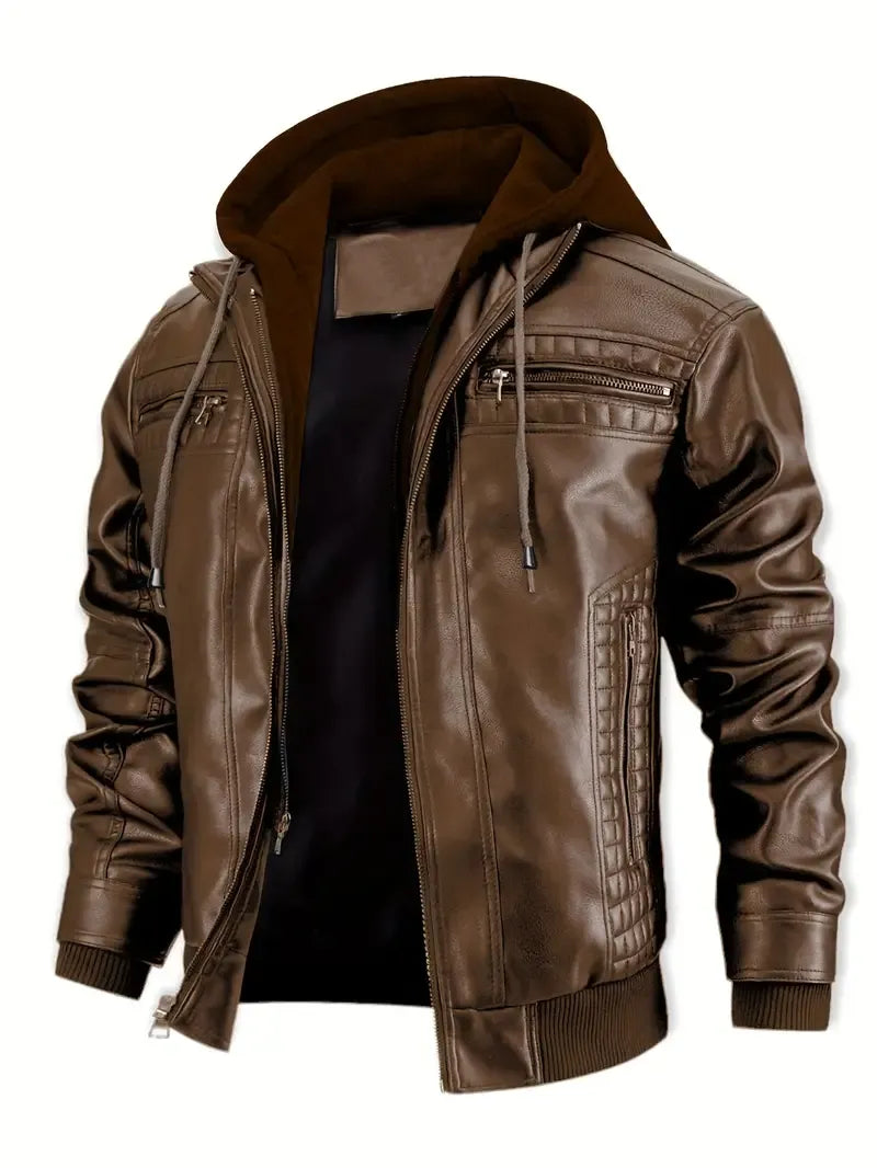 Enrique | Chaqueta Biker con Capucha
