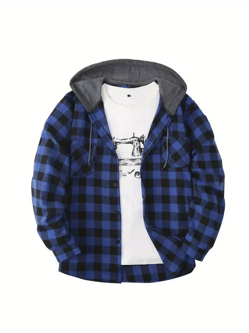 Ivo | Chaqueta a Cuadros con Capucha