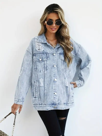 Julia | Chaqueta de Jeans Holgada