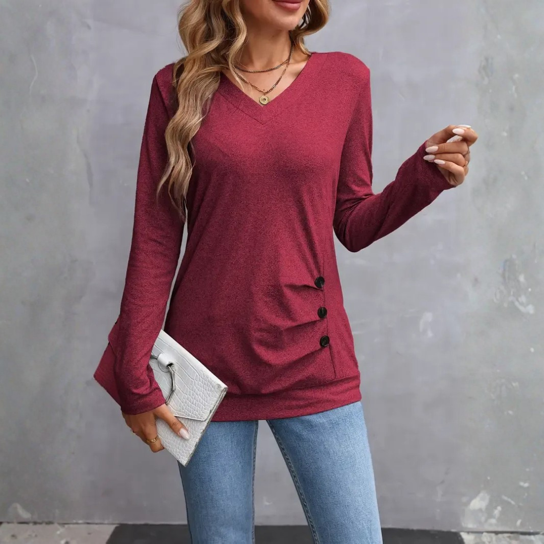 Nidia | Camiseta de Cuello en V