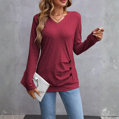 Nidia | Camiseta de Cuello en V
