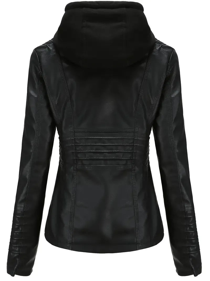 Rocío | Chaqueta Biker con Capucha