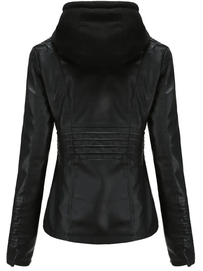 Rocío | Chaqueta Biker con Capucha