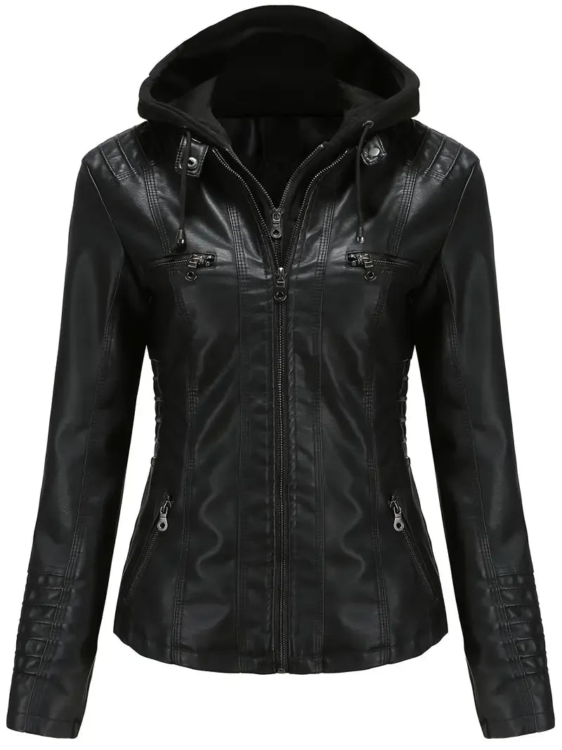 Rocío | Chaqueta Biker con Capucha