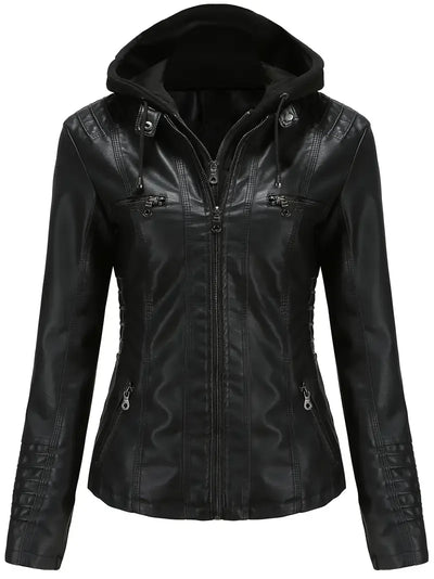 Rocío | Chaqueta Biker con Capucha