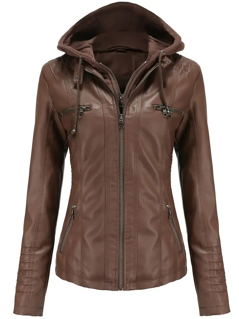 Rocío | Chaqueta Biker con Capucha