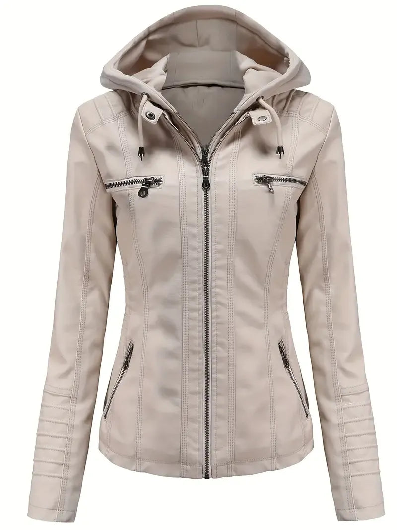 Rocío | Chaqueta Biker con Capucha