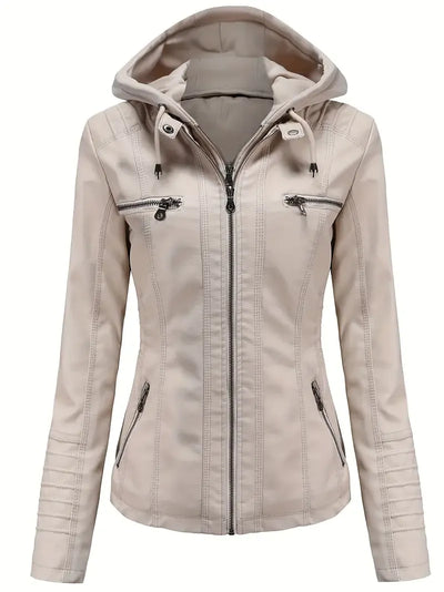 Rocío | Chaqueta Biker con Capucha