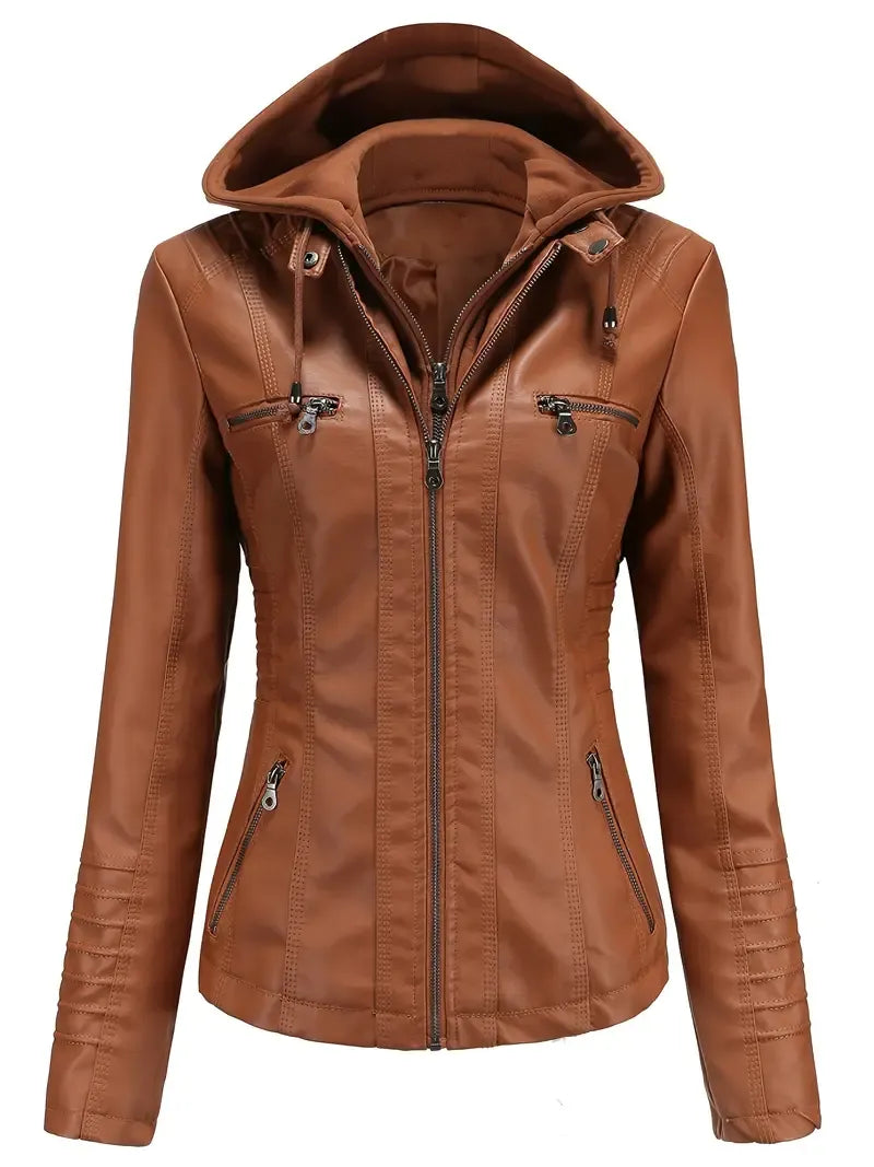 Rocío | Chaqueta Biker con Capucha