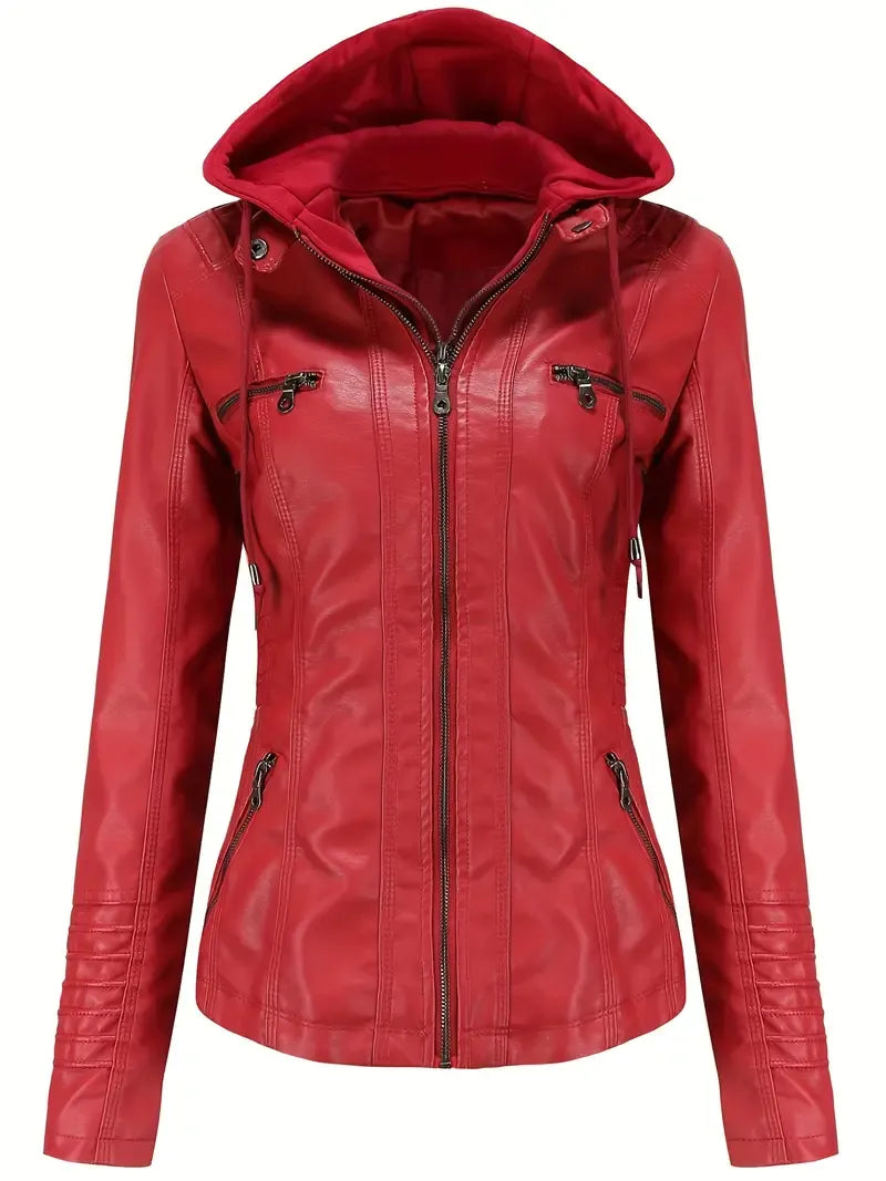 Rocío | Chaqueta Biker con Capucha