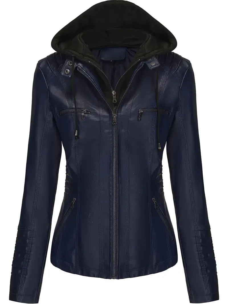 Rocío | Chaqueta Biker con Capucha