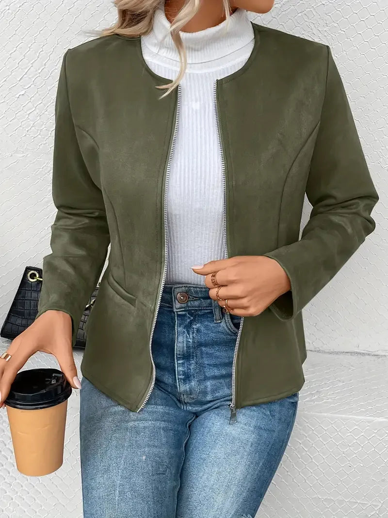 Mariana | Blazer con Cremallera