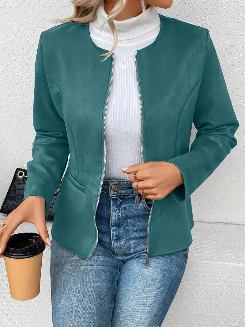 Mariana | Blazer con Cremallera