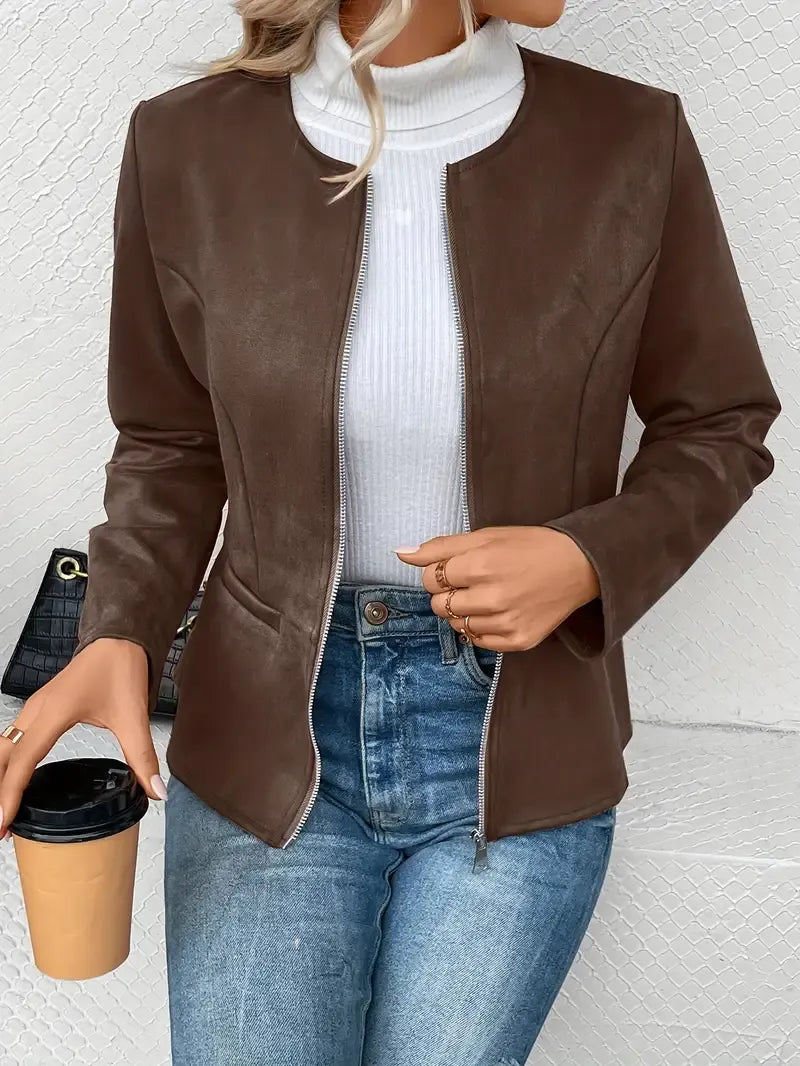 Mariana | Blazer con Cremallera