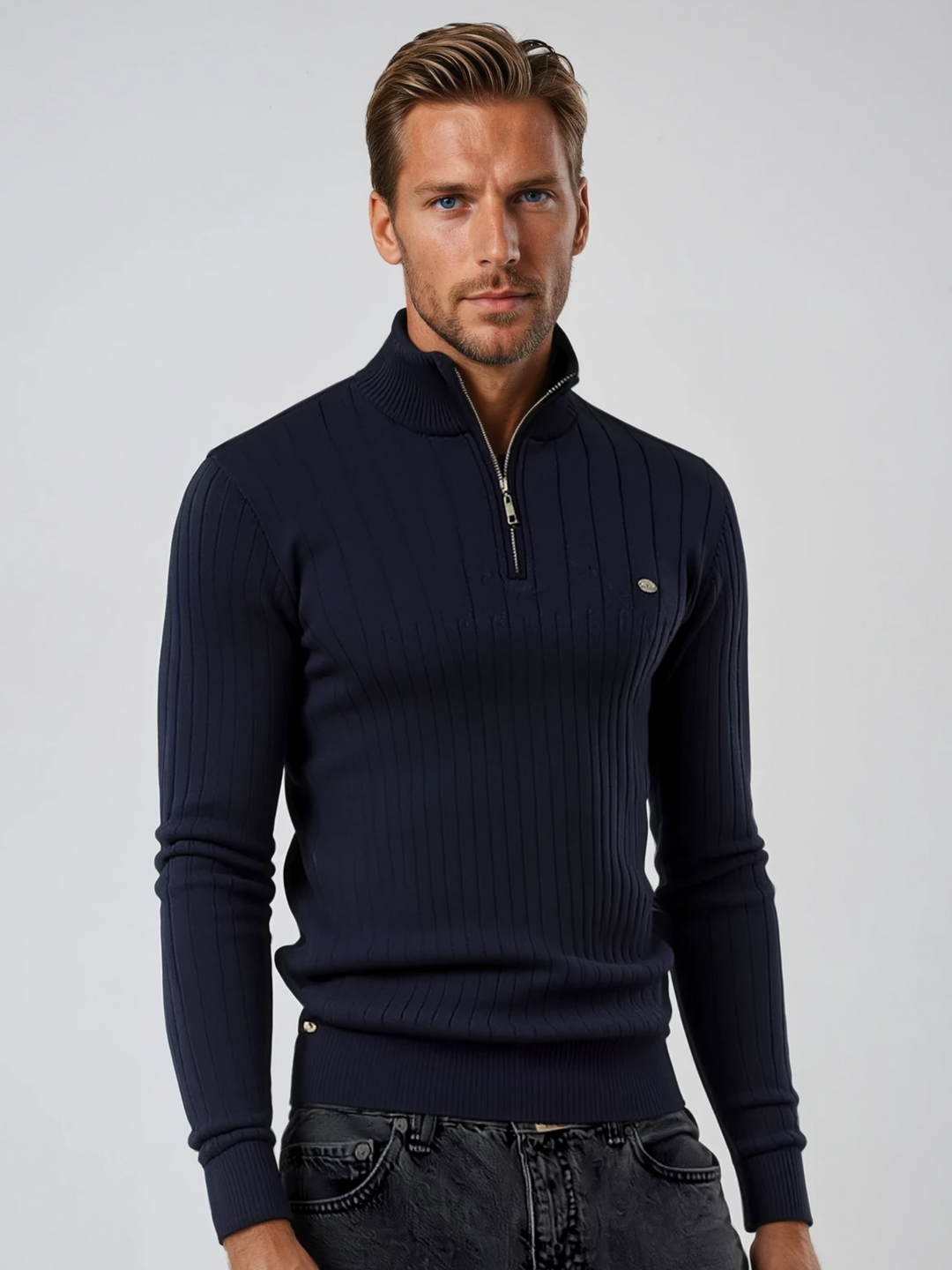 Tomas | Jersey con Media Cremallera