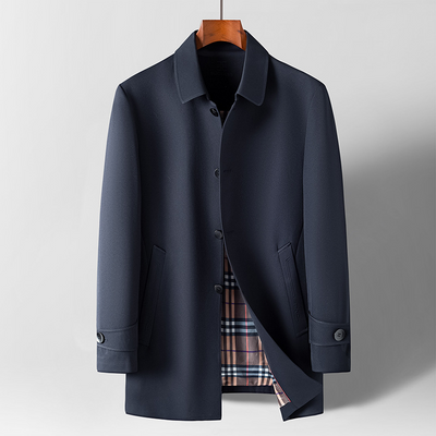 Néstor | Abrigo Elegante de Cuadros