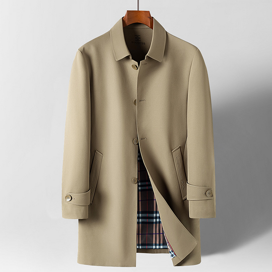 Néstor | Abrigo Elegante de Cuadros