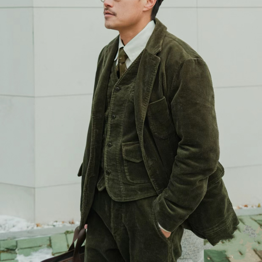 Mauricio | Conjunto Vintage de Blazer y Chaleco