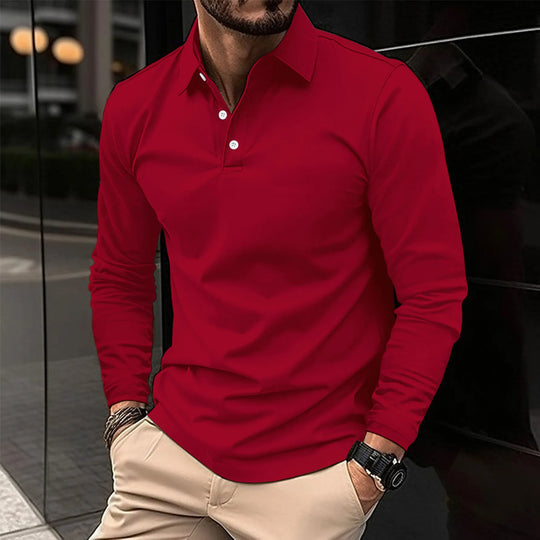 Patricio | Polo Casual de Manga Larga